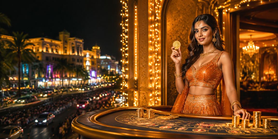 A live casino dealer facilitating a high-stakes Teen Patti game